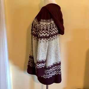 Sweater Hoodie Shrug Long XL “It’s Our Time”